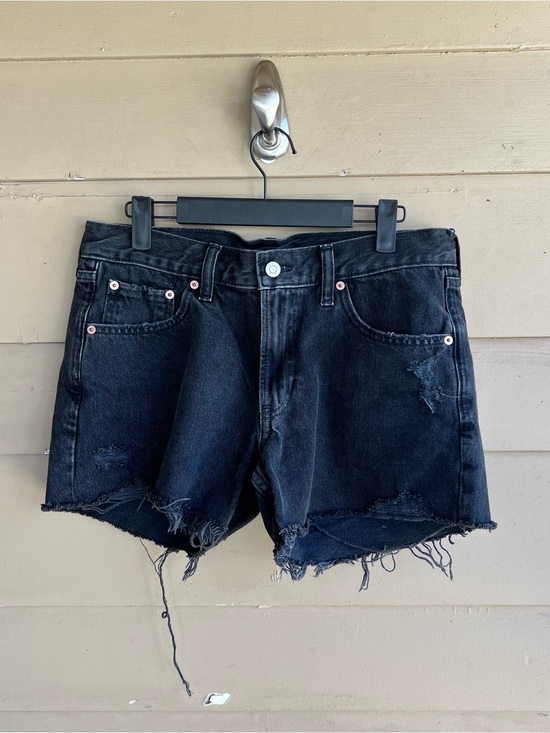 GAP Pants - GAP Black 4 Inch Low Rise Stride Denim Shorts Size 27